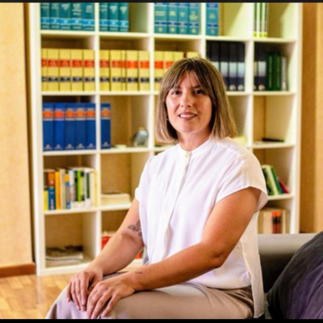 Paula Similie in her office